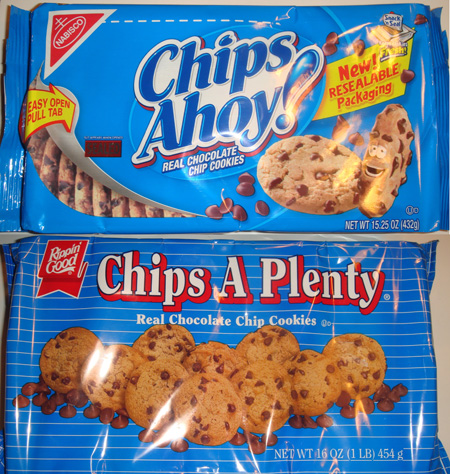 Chips Ahoy vs Chips A Plenty — Second Rate Snacks