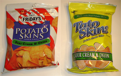 Friday S Potato Skins Vs Tato Skins Second Rate Snacks