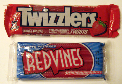 Twizzlers vs Red Vines Second Snacks